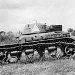 Captured tank Renault R-35 2