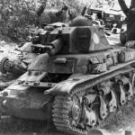 Destroyed R35 tanks
