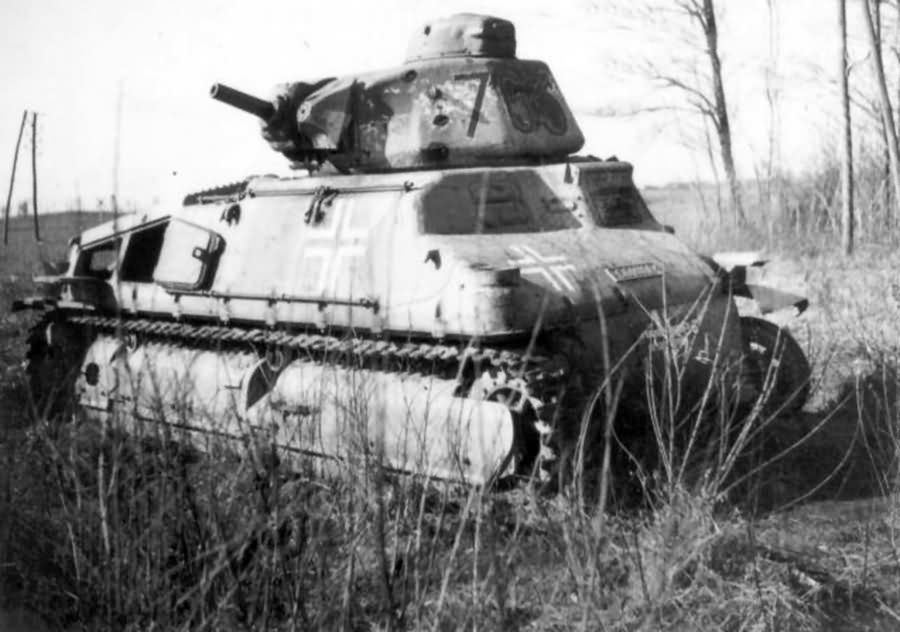 German Somua S-35 of 3rd SS Panzer Division Totenkopf