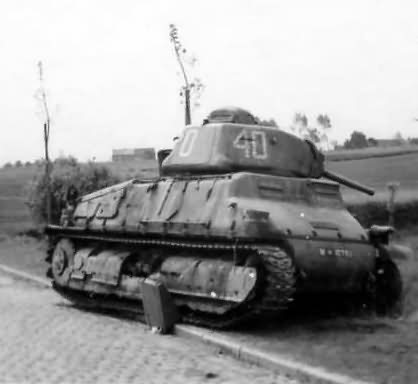 21ième Panzer Division - NORMANDIE 44 Somua_S35_number_40_tank