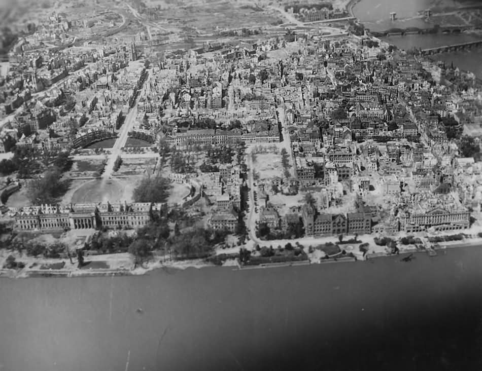 Ruins of Koblenz Mosel 1945