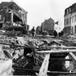 9th Army 2nd Armored Division troops move thru Krefeld 3 March 1945