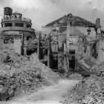 Bombed Ruins Rubble Berlin Zoo Germany 1945
