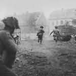 British 7th Armoured Division Clearing Village Near Stadtlohn March 1945