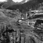 Republic P-47 Thunderbolt over ruins of Berchtesgaden