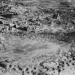 Wesel in ruins after bombing, May 1945