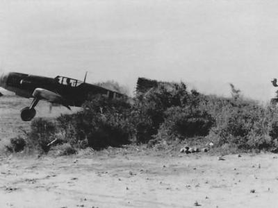 Bf109 F 5.JG 27 on start Martuba Africa 1942 photo