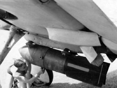 Bf109 F from 5./JG 27 with SC 250 KG Bomb
