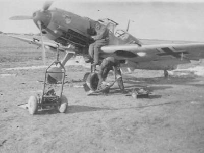 Bf 109 E of Stab II/JG 51 pilot Gruppenadjutant Josef Fözö 1940