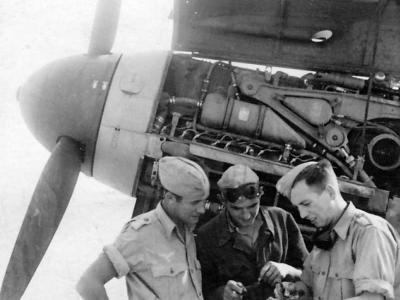Engine Messerschmitt Bf109 F 5.JG 27 Afrika 1942