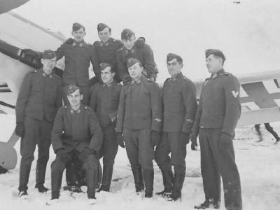 Luftwaffe Pilots and Bf109 E 5.JG 27 January 1940 Magdeburg Ost