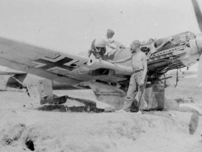 Messerschmitt Bf 109 DAK Afrika Afrikakorps Foto