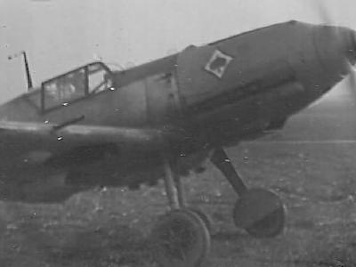 Messerschmitt Bf 109 Staffelwappen of JG53 Pik As
