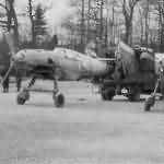 Damaged Bf 109 of JG3