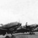 Messerschmitt Bf 109E fighters