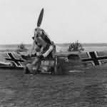 Wreckage of Messerschmitt Bf 109