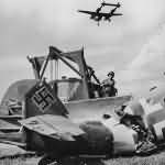 destroyed Bf 109 and P-38 in flight