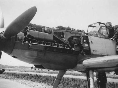 engine of Bf 109 E 5/JG 51 pilot Hptm. Horst Tietzen Spring 1940