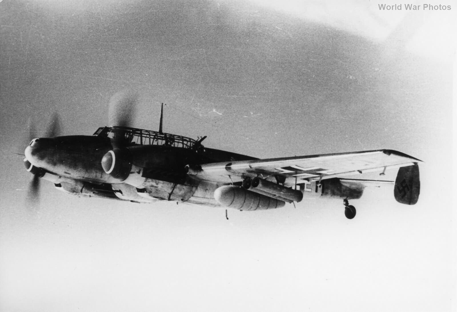 Bf 110G-2 equipped with rockets