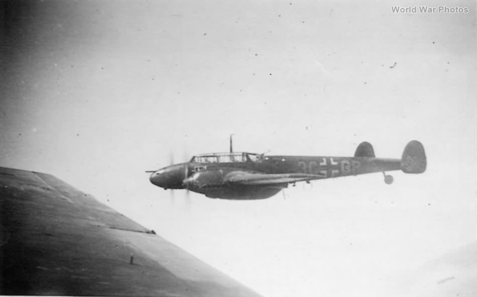 Night fighter Bf 110 from NJG 4