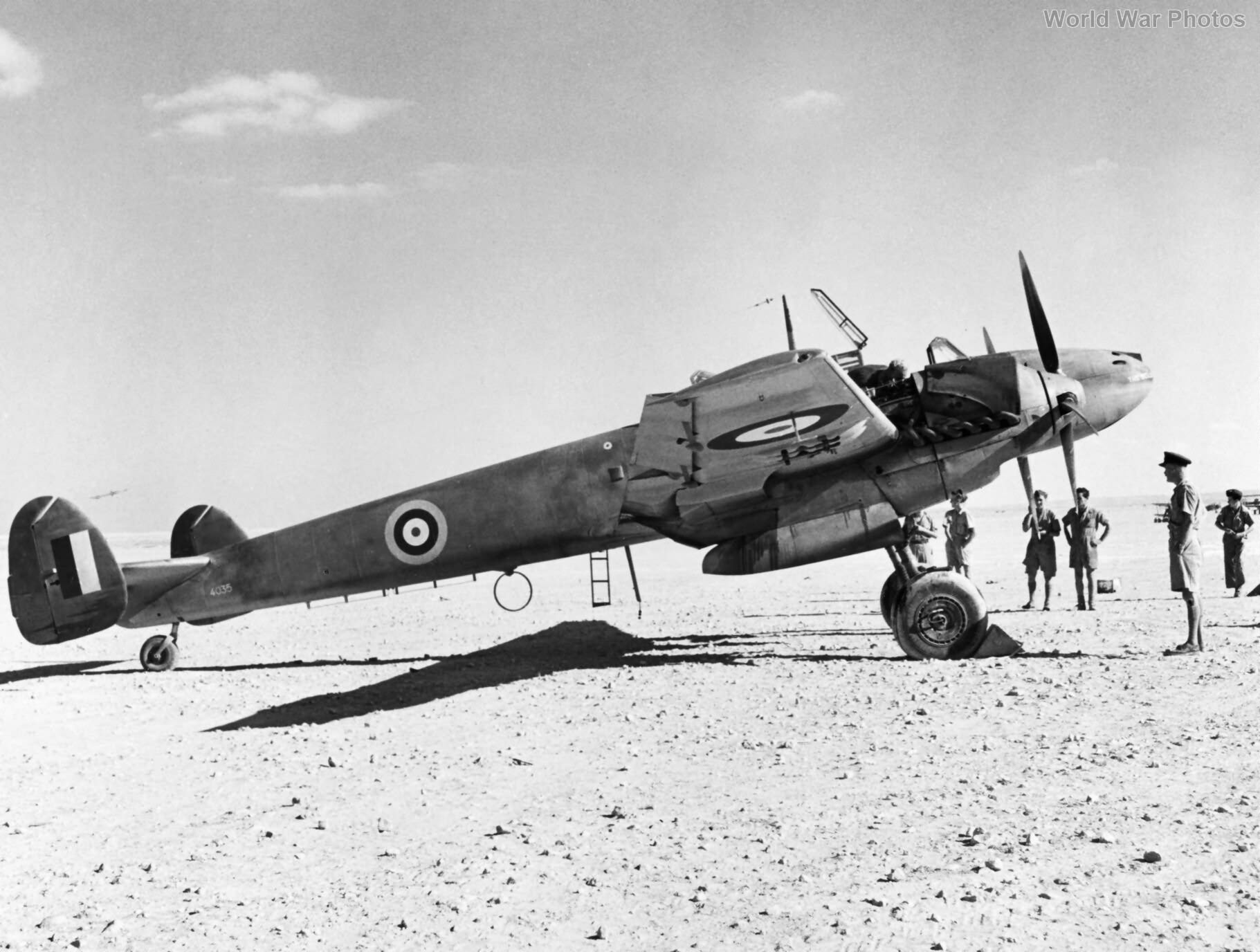 Bf 110D of the RAF
