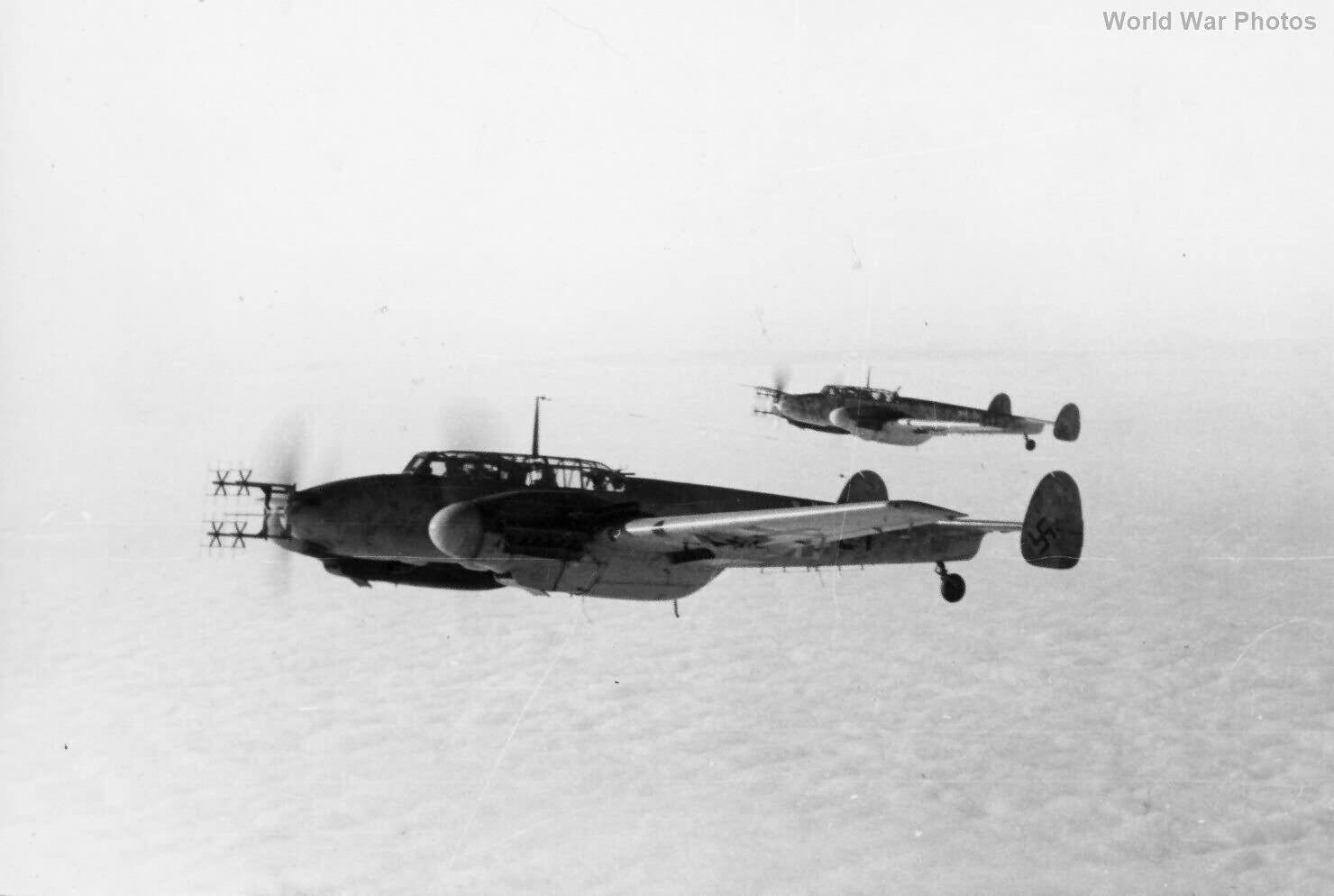 Me 110 G-4 with FuG 202 Lichtenstein