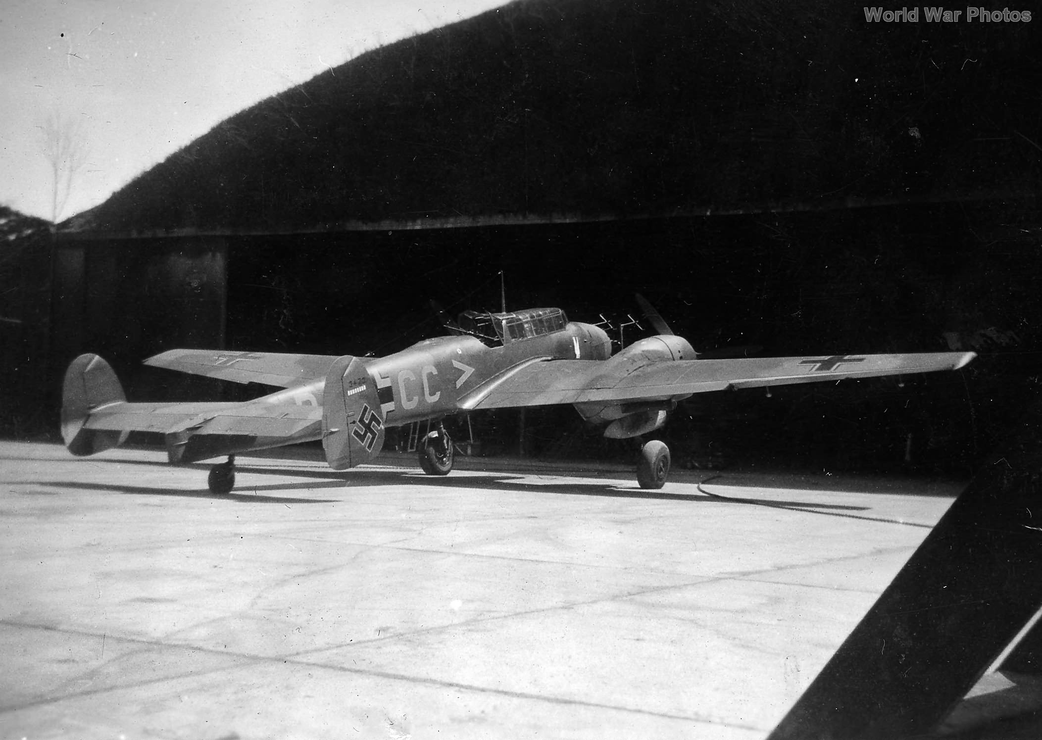 Bf110 flown by Oberleutnant Rudolf Sigmund