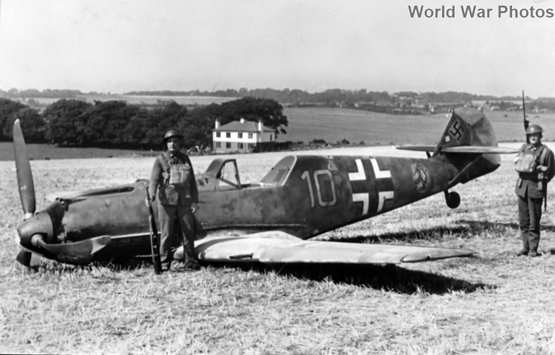Bf 109E-4 W.Nr. 5587 6/JG 51 shot down by PO Bryan Wicks, 1940