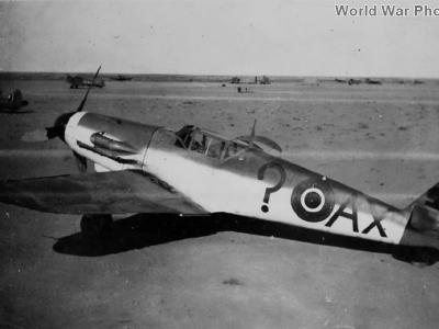 Captured Bf 109F-4 AX-? of the 1 Squadron SAAF, North Africa 3