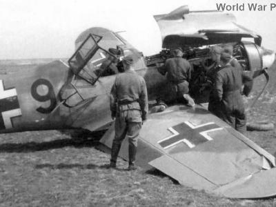 Crashed Bf 109F „9”