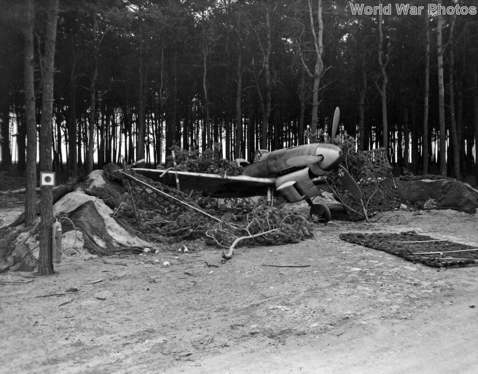 Bf 109 captured by US near Stendal