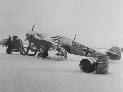 Me109 F-2 of the Stab I/JG 51, pilot Wiilli Hachfeld Stara-Russa