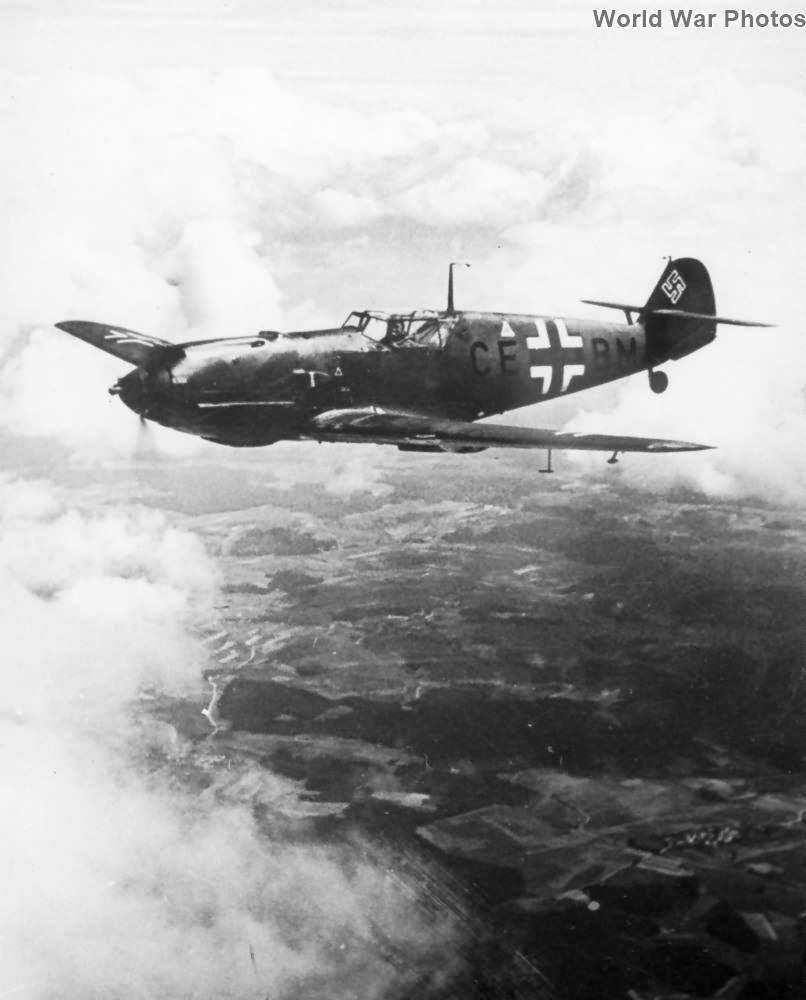 Me 109E-3 in flight