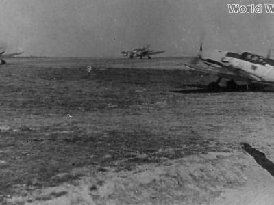 Me 109s from JG 3 Rotterdam, Summer 1940