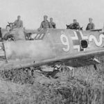 Crashed Bf109E of the III/JG 77 Eastern Front