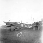 Captured Bf109 NN644 in British RAF markings
