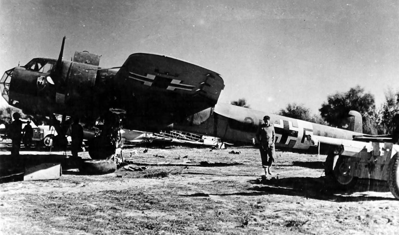 Do17 Z 3U+FU of ZG26 at Castel Benito Tripolitania Libya 1943