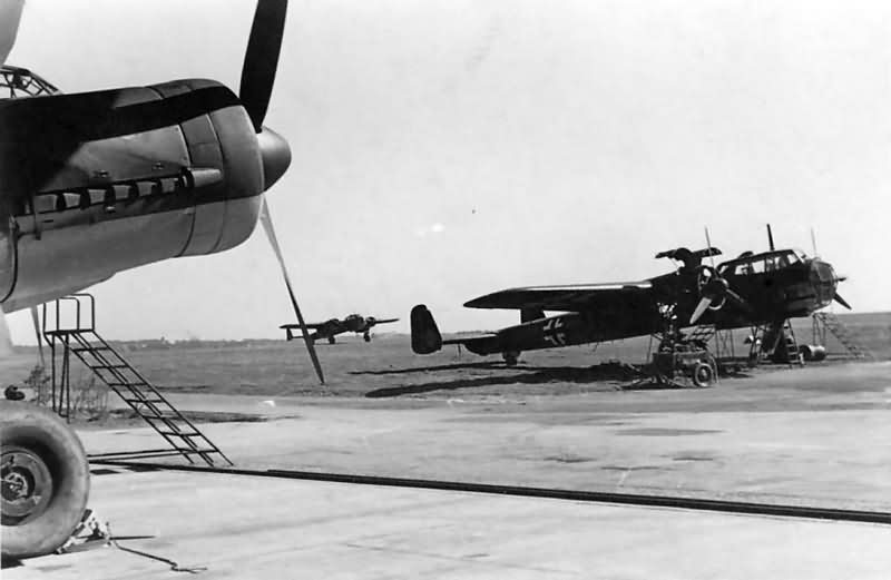 Do17 and Ju88 A 7T+BH of the 1/KGr 606 Ansbach 1941