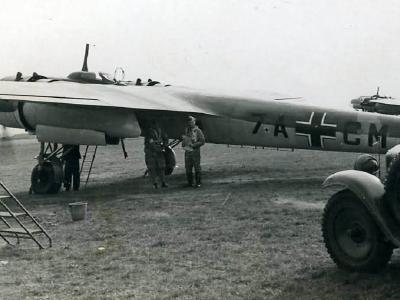 German reconnaisance plane Dornier Do 17P code 7A+CM of Aufklarungsgruppe 121