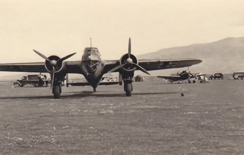 Dornier Do17 Z 1/KG 2 with unit marking Athen Tatoi 1941 3
