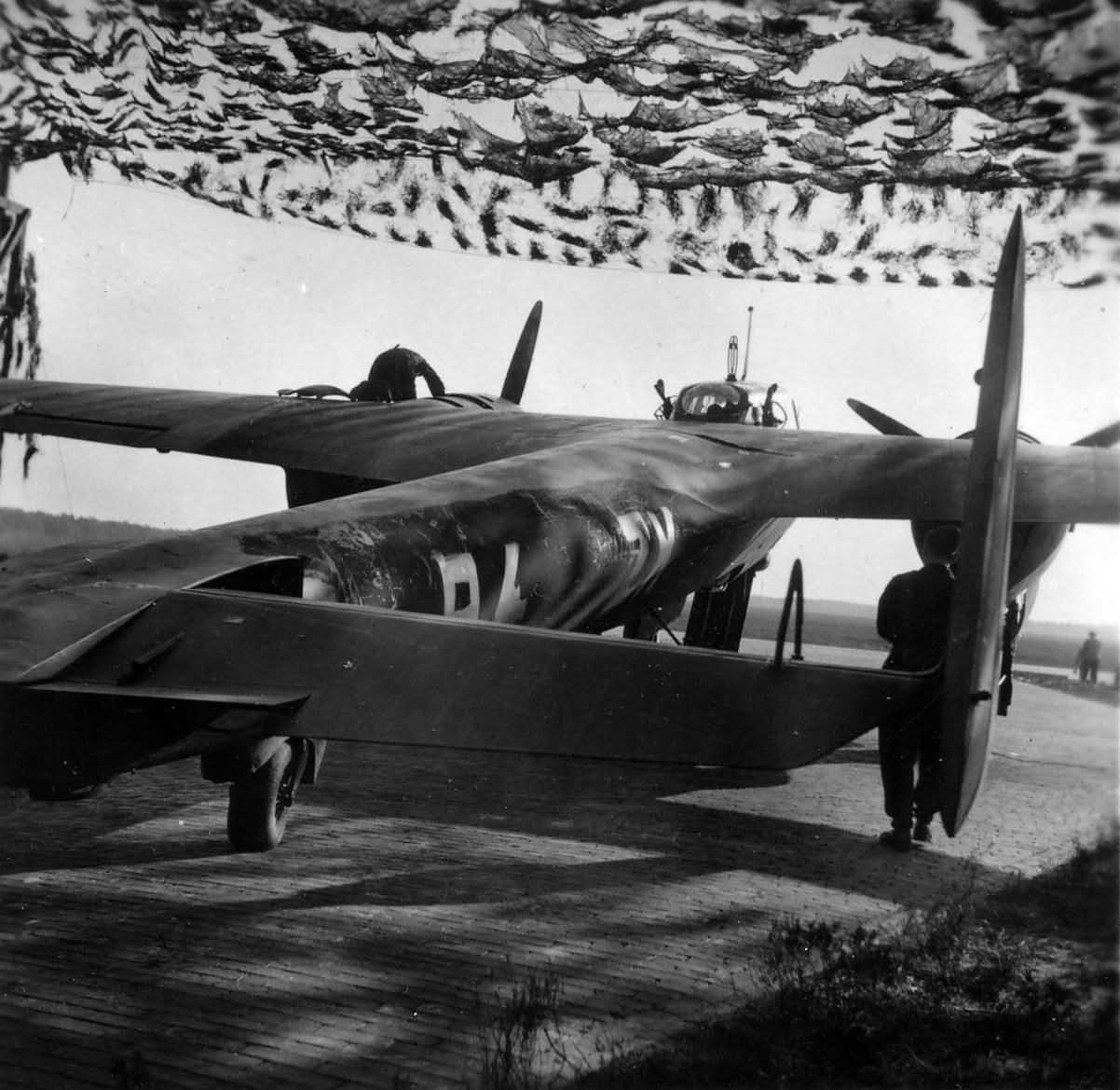 Night fighter Dornier Do 17 Z of the NJG 2 at Gilze Rijen Holland 1940