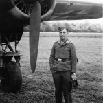 Dornier Do17 and Luftwaffe soldier