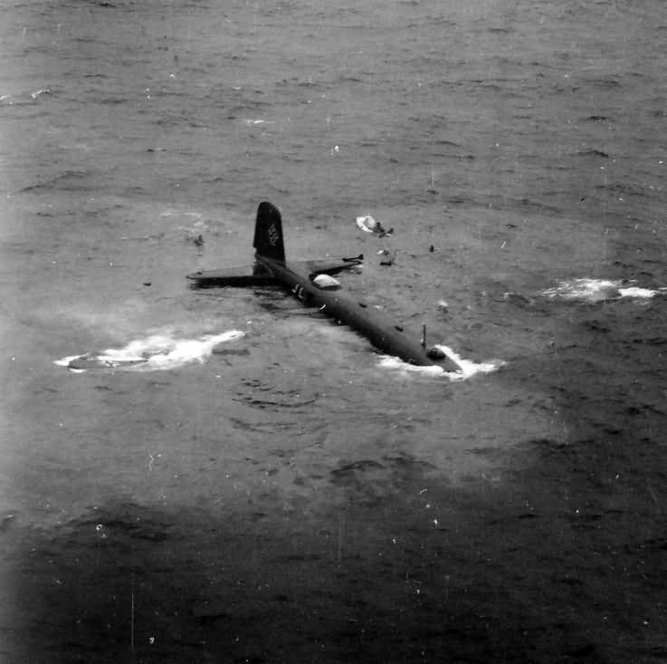 Fw 200 F8+BB W.Nr. 0069 sinking in the Atlantic Ocean – 23 July 1941