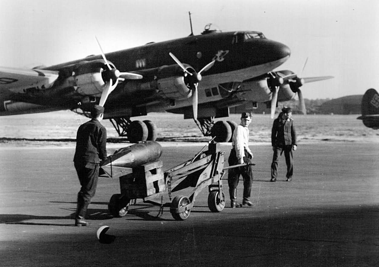 SC250 bomb for Fw200 of KG40, 1942