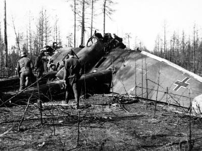 Fw189 Uhu crashed