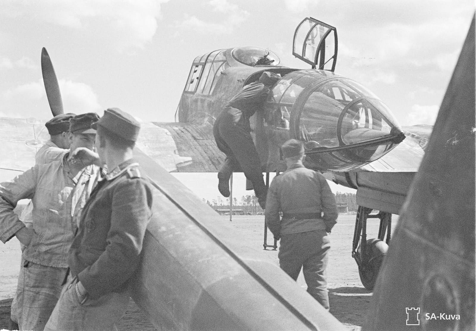 Focke-Wulf Fw 189 A of the 1.(H)/32 June 1943