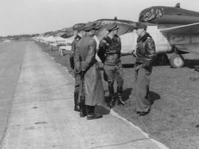 He 162 and pilots of the I/JG 1, 8 May 1945