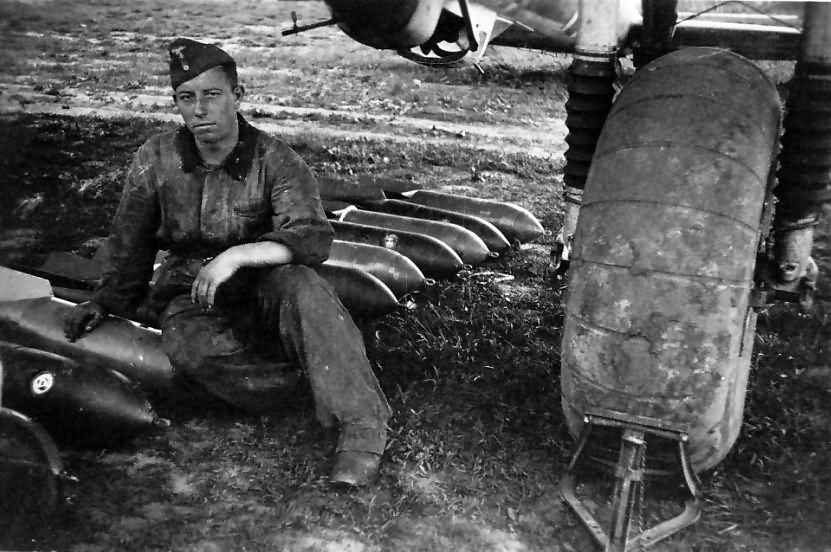 He 111H landing gear