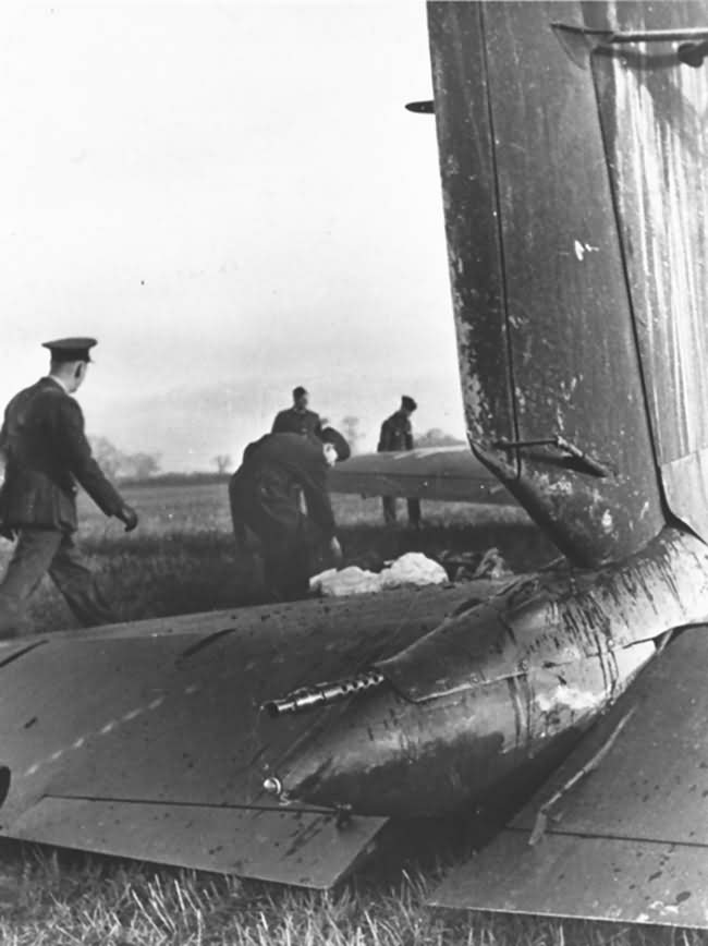 Heinkel He111 Shot down during Battle of Britain 1940