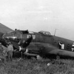 Crashed He 111 H G1+AD of the Stab III/KG 55 Samorsk Krim 1944